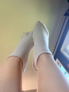 Low-Cut Ankle Socks - White